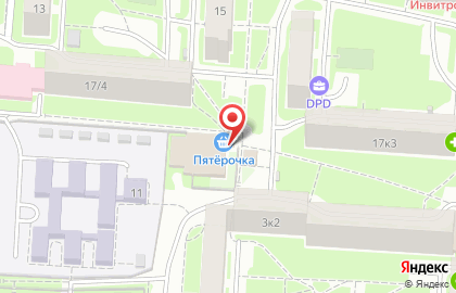 Супермаркет Пятерочка в Нижегородском районе на карте