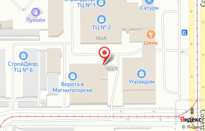 Мебельный салон Удача в Магнитогорске на карте