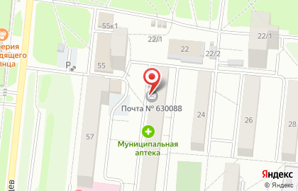 Почта Банк в Новосибирске на карте