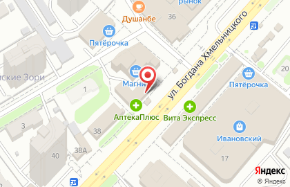 Пекарня Любимая на улице Богдана Хмельницкого на карте