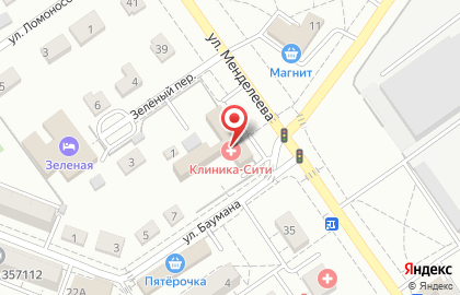 Диагностический центр Клиника-Сити на улице Менделеева на карте