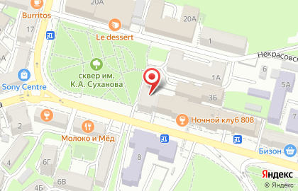 Краевая Детская Стоматологическая Поликлиника на улице Суханова на карте
