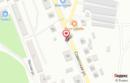 Магазин хлебобулочных и кондитерских изделий Первый Хлебозавод на Советской улице на карте