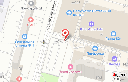 Сервисный центр Московский паркинг на Кировоградской улице на карте