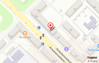 Продуктовый магазин Корзинка на Алюминиевой улице на карте