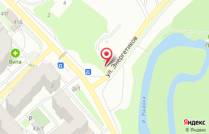 Автостоянка в Томске на карте