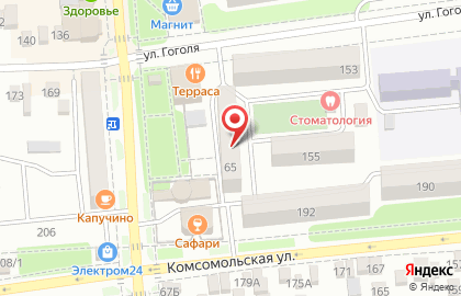 Торгово-сервисная компания Сервис-ЮГ-ККМ на улице Ворошилова на карте