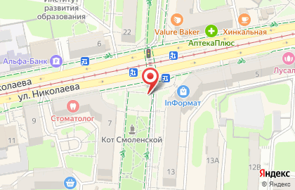 Быстроденьги, ООО Магазин Малого Кредитования на улице Николаева на карте