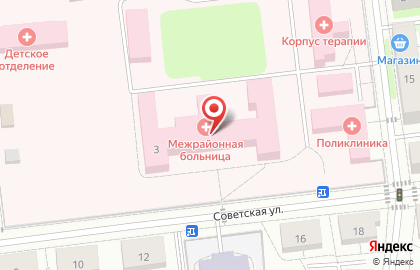 Аптека Ленфарм на Советской улице на карте