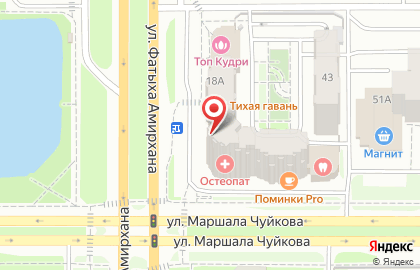 Салон красоты Юлия в Ново-Савиновском районе на карте
