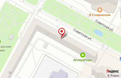 Магазин РосТрикотаж в Центральном районе на карте