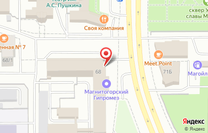 EKG на улице Ленина 68 на карте