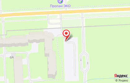 Автостоянка на Петербургском шоссе, 6а на карте