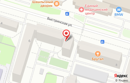 Торгово-сервисная компания NoutZip на Быстринской улице на карте