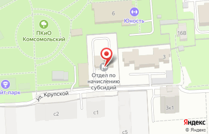 Социальное управление г. Пензы в Октябрьском районе на карте