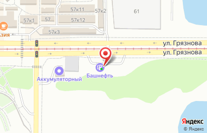 Башнефть-Розница на улице Грязнова на карте