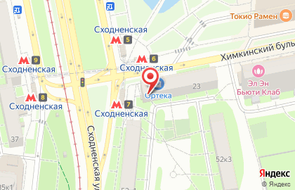 Терминал МТС-Банк на Химкинском бульваре на карте
