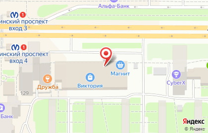 Салон продаж МТС на Ленинском проспекте на карте