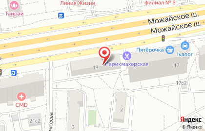 ООО Центр Бытовых Услуг 77 на улице Можайское 19 на карте