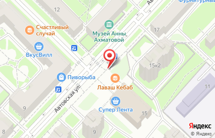 Магазин Союзпечать на Автовской улице на карте