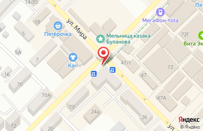 Г. Азов Киоск по продаже фруктов и овощей в Ростове-на-Дону на карте