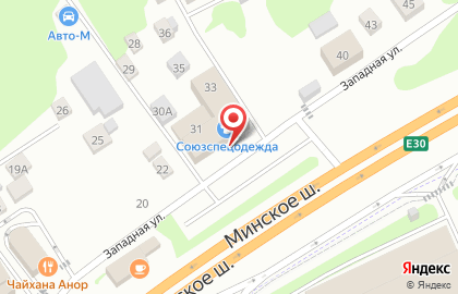 Магазин пиротехники Коробка Фейерверков на Западной улице на карте