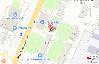 Калужский кондитер на Московской улице на карте