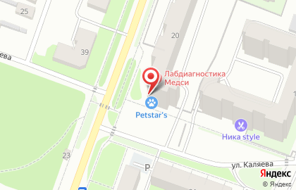 Магазин разливного пива Пенная Бочка в Кировском районе на карте