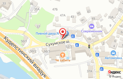 Комбат-Военторг в Хостинском районе на карте