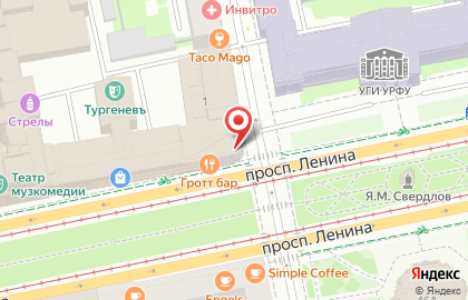 МТС-банк в Екатеринбурге на карте
