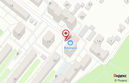 Универсам Верный на улице Солидарности на карте