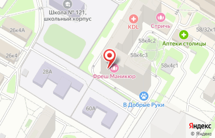 Ателье в Москве на карте