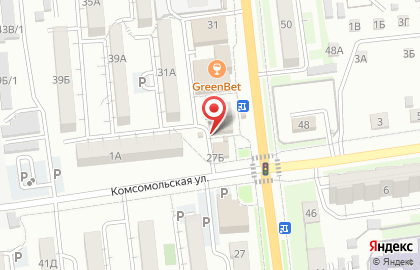 Магазин парного мяса на улице Ленинградской на карте