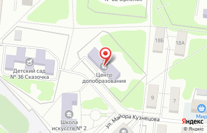 Студия танца SUNRISE на Гвардейской улице на карте