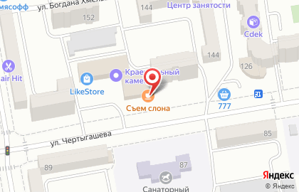 Агентство правовой защиты на улице Чертыгашева на карте