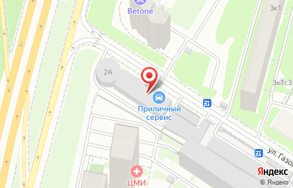 Техцентр Приличный сервис на улице Академика Янгеля на карте