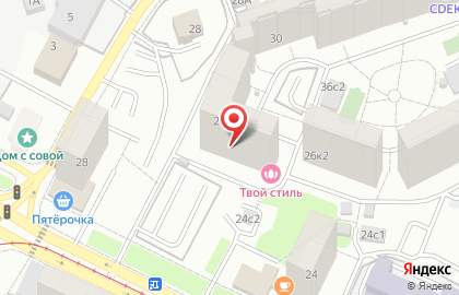 Перевод текста метро Войковская на карте