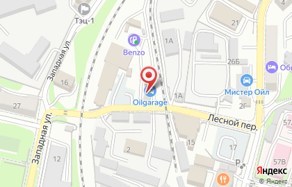 Шиномонтажная мастерская в Лесном переулке 1 ст7 на карте
