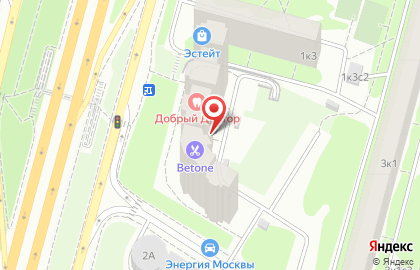 Барбершоп BRITVA на метро Академика Янгеля на карте