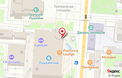 Супермаркет цифровой и бытовой техники DNS на улице Ленина на карте