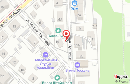 Калининградский областной институт развития образования в Центральном районе на карте