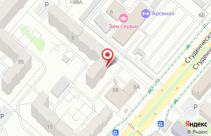 Акционерный коммерческий банк Ак Барс на Студенческой улице в Нижнекамске на карте