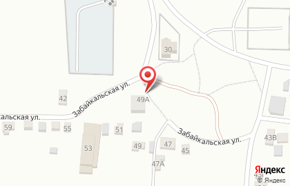 Агентство недвижимости Семья на Забайкальской улице на карте