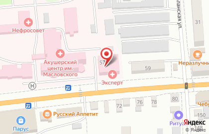 Клиника Эксперт в Борисоглебске в Борисоглебске на карте