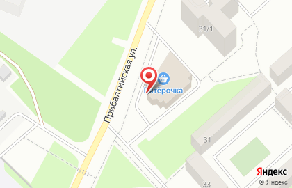 ТЦ Лайм на Прибалтийской улице на карте