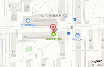 Аптека Новая Аптека на улице Воровского на карте