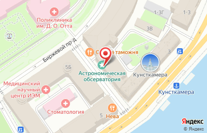 Магазин сувениров Реплика на Университетской набережной на карте