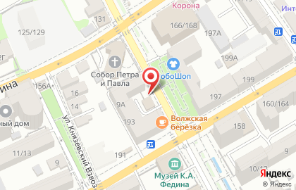 Кафе Матрешка на Октябрьской улице на карте