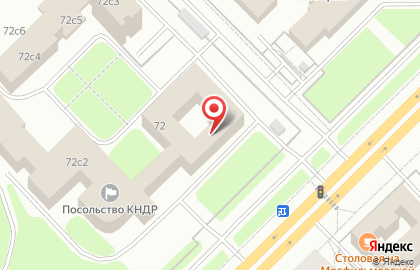 Автошкола Континенталь на Мосфильмовской улице на карте