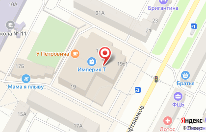 Кафе У Петровича на улице Нефтяников на карте